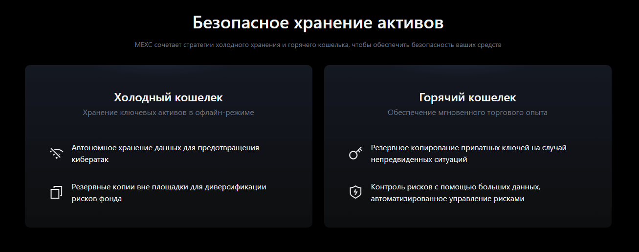Безопасное хранение активов